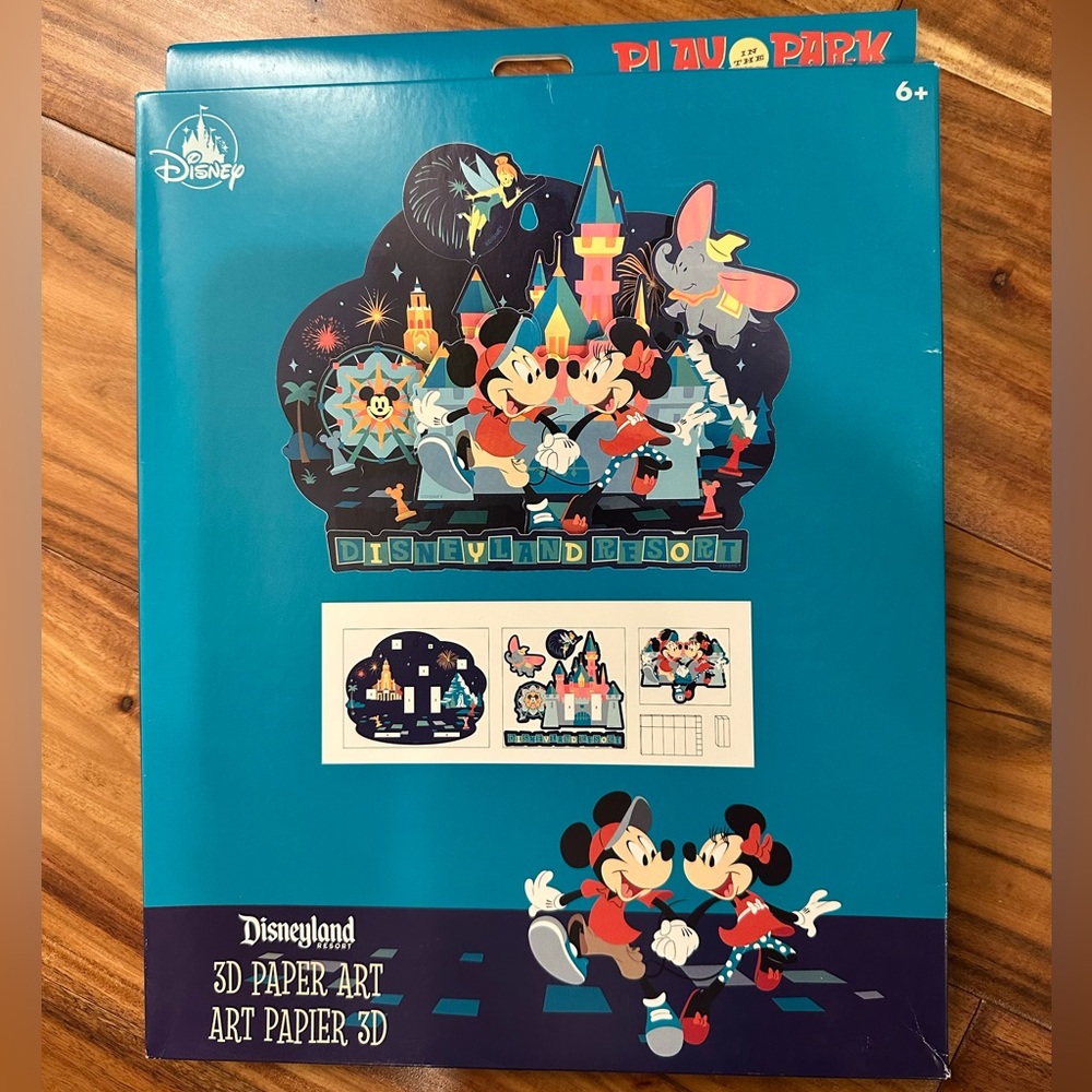Disneyland 3D Paper Art with Mickey and Friends